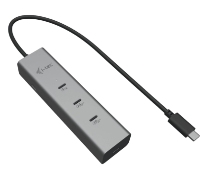 Hub USB I-TEC USB-C Charging Metal HUB 5 port C31HUBMETAL8KPDPRO